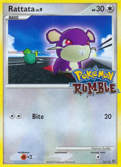 Rattata – Pokémon Rumble nr 015/016 (Standard)