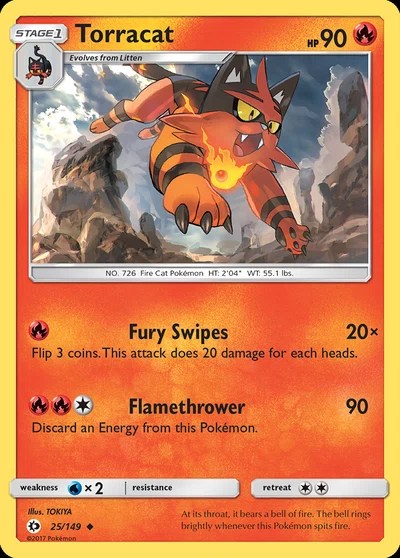 Torracat – Sun & Moon nr 025/149 (Standard)