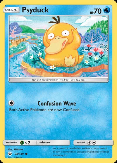 Psyduck – Sun & Moon nr 028/149 (Standard)