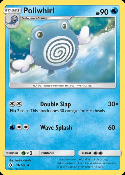 Poliwhirl – Sun & Moon nr 031/149 (Standard)