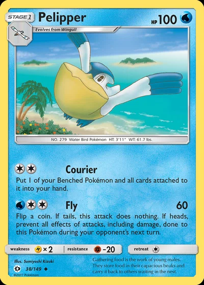 Pelipper – Sun & Moon nr 038/149 (Standard)
