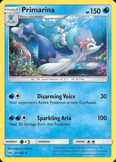 Primarina – Sun & Moon nr 041/149 (Standard)