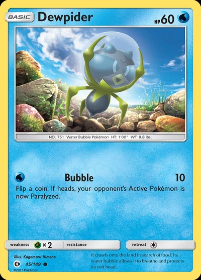 Dewpider – Sun & Moon nr 045/149 (Standard)