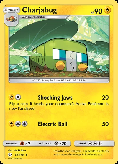 Charjabug – Sun & Moon nr 051/149 (Standard)
