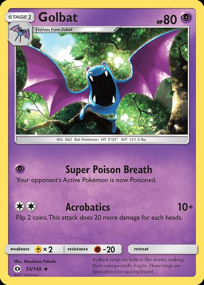 Golbat – Sun & Moon nr 055/149 (Standard)