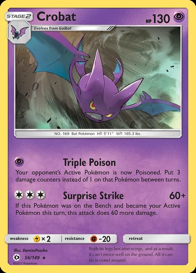 Crobat – Sun & Moon nr 056/149 (Standard)