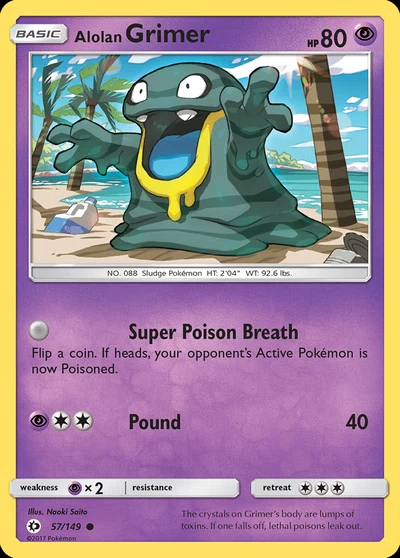 Alolan Grimer – Sun & Moon nr 057/149 (Standard)