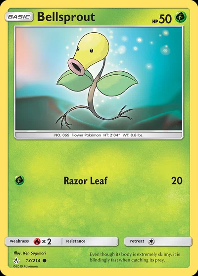 Bellsprout – Unbroken Bonds nr 013/214 (Standard)