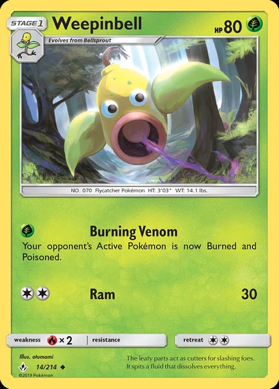 Weepinbell – Unbroken Bonds nr 014/214 (Standard)