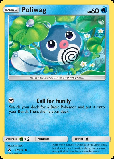 Poliwag – Unbroken Bonds nr 037/214 (Standard)