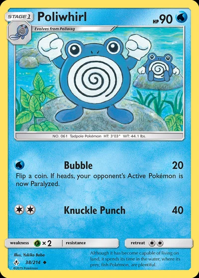 Poliwhirl – Unbroken Bonds nr 038/214 (Standard)