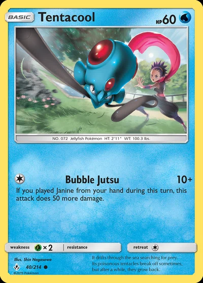 Tentacool – Unbroken Bonds nr 040/214 (Standard)