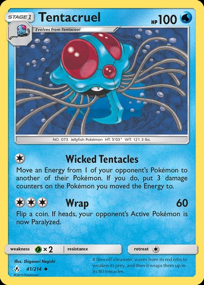 Tentacruel – Unbroken Bonds nr 041/214 (Standard)