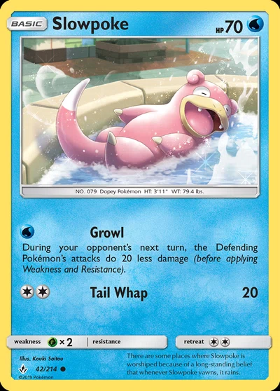 Slowpoke – Unbroken Bonds nr 042/214 (Standard)