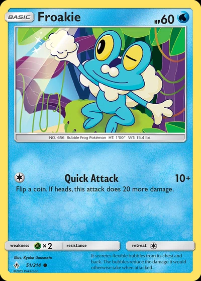 Froakie – Unbroken Bonds nr 051/214 (Standard)