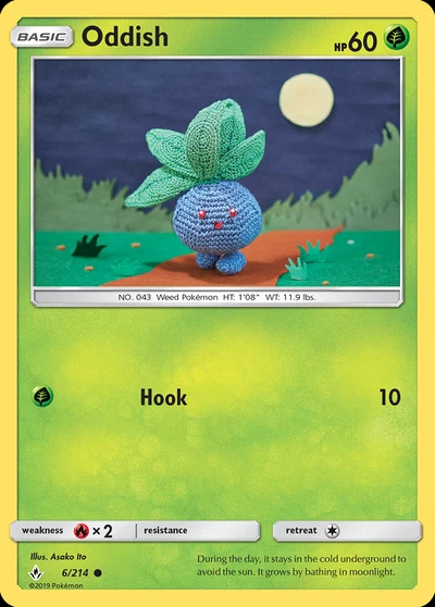 Oddish – Unbroken Bonds nr 006/214 (Standard)