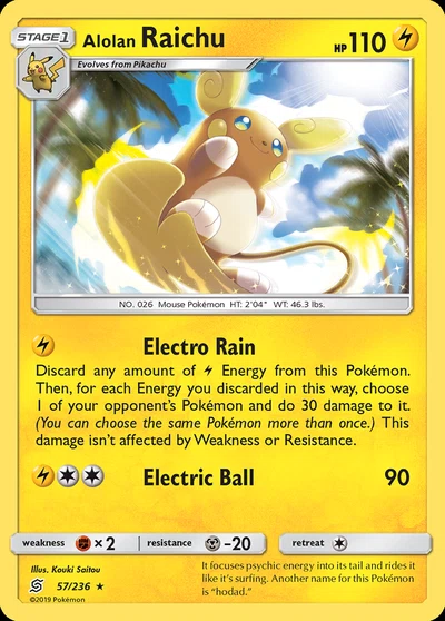 Alolan Raichu – Unified Minds nr 057/236 (Standard)