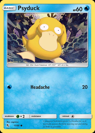 Psyduck – Hidden Fates nr 011/068 (Standard)