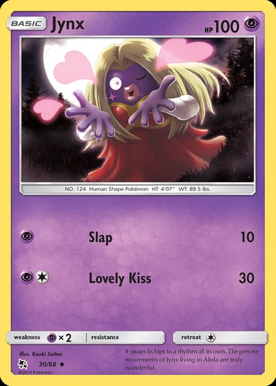 Jynx – Hidden Fates nr 030/068 (Standard)