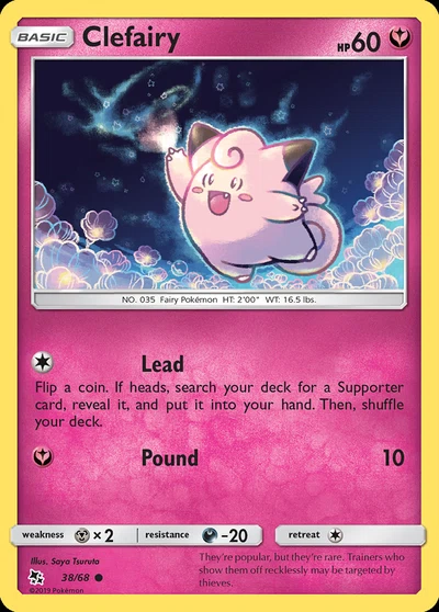 Clefairy – Hidden Fates nr 038/068 (Standard)