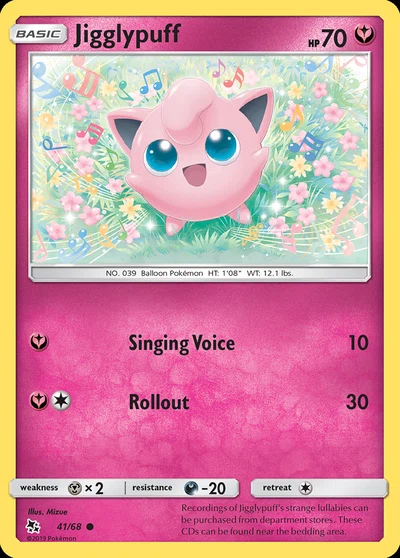 Jigglypuff – Hidden Fates nr 041/068 (Standard)