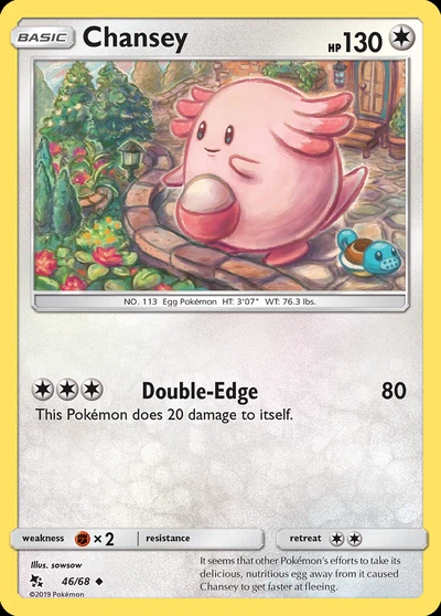 Chansey – Hidden Fates nr 046/068 (Standard)
