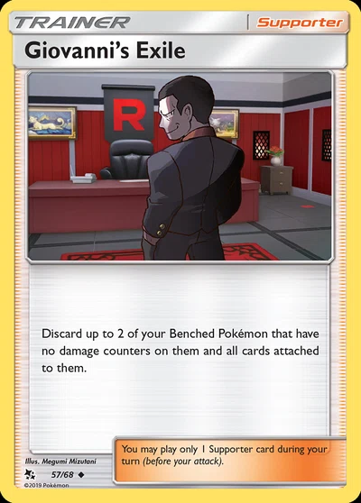 Giovanni's Exile – Hidden Fates nr 057/068 (Standard)