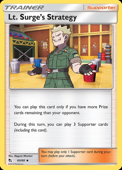 Lt. Surge's Strategy – Hidden Fates nr 060/068 (Standard)