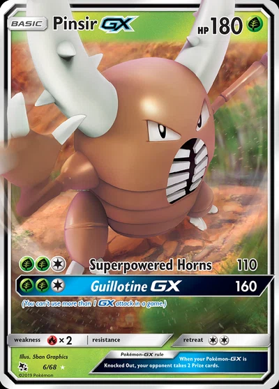 Pinsir-GX – Hidden Fates nr 006/068 (Standard)
