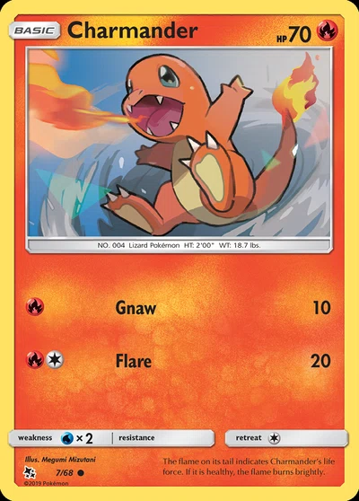 Charmander – Hidden Fates nr 007/068 (Standard)