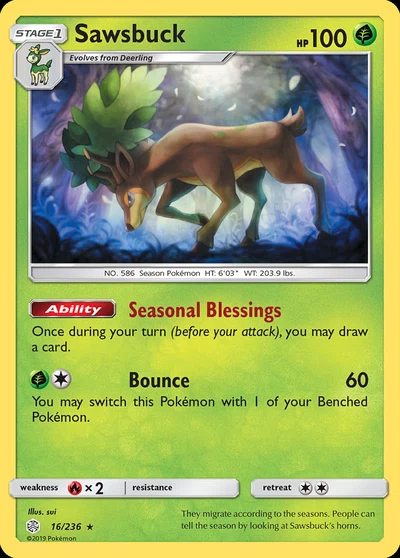 Sawsbuck – Cosmic Eclipse nr 016/236 (Standard)