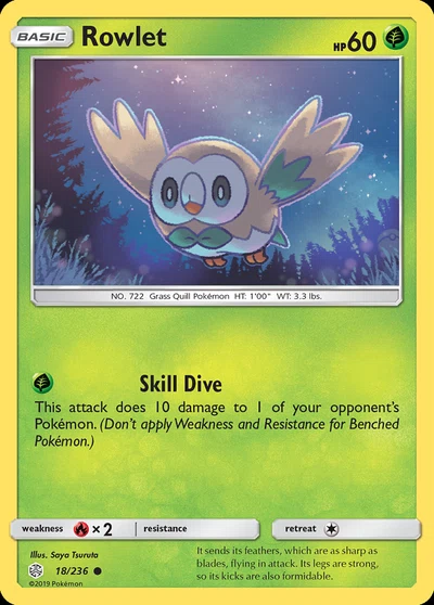 Rowlet – Cosmic Eclipse nr 018/236 (Standard)