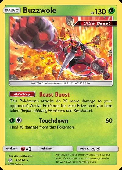 Buzzwole – Cosmic Eclipse nr 021/236 (Standard)