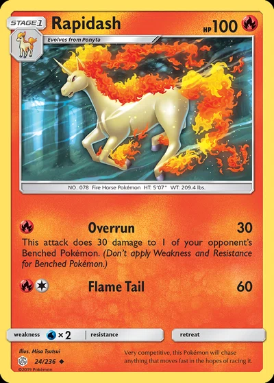 Rapidash – Cosmic Eclipse nr 024/236 (Standard)