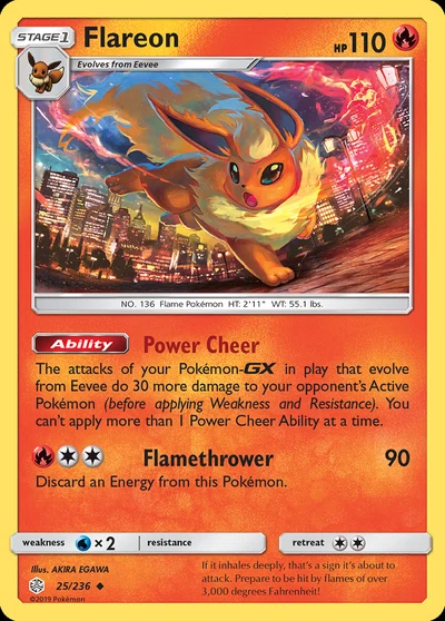 Flareon – Cosmic Eclipse nr 025/236 (Standard)