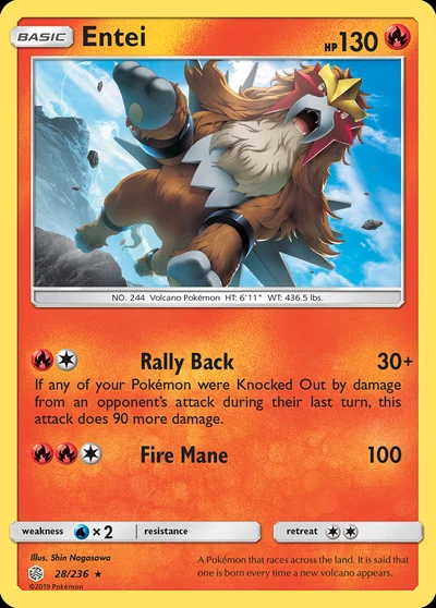 Entei – Cosmic Eclipse nr 028/236 (Standard)