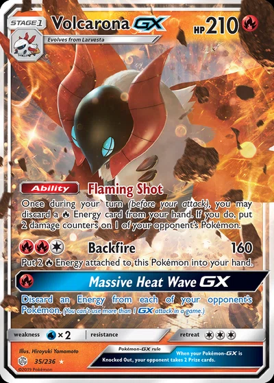 Volcarona-GX – Cosmic Eclipse nr 035/236 (Standard)