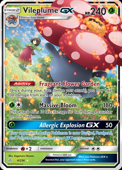 Vileplume-GX – Cosmic Eclipse nr 004/236 (Standard)