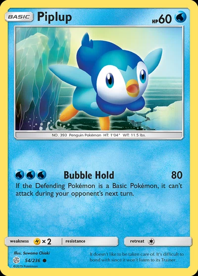Piplup – Cosmic Eclipse nr 054/236 (Standard)