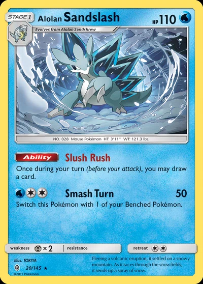 Alolan Sandslash – Guardians Rising nr 020/145 (Standard)