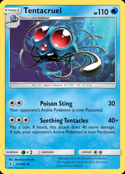 Tentacruel – Guardians Rising nr 024/145 (Standard)