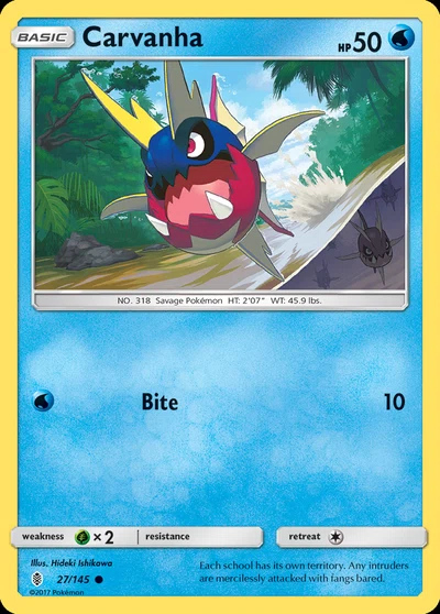 Carvanha – Guardians Rising nr 027/145 (Standard)