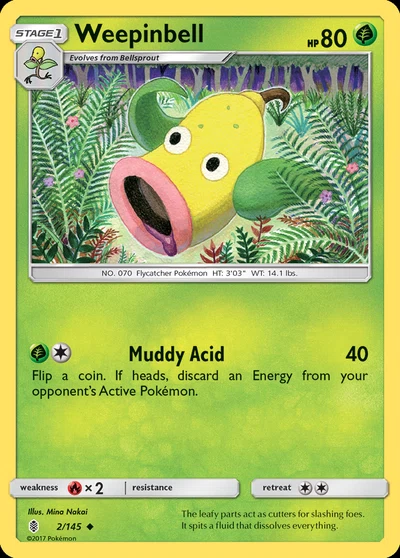 Weepinbell – Guardians Rising nr 002/145 (Standard)
