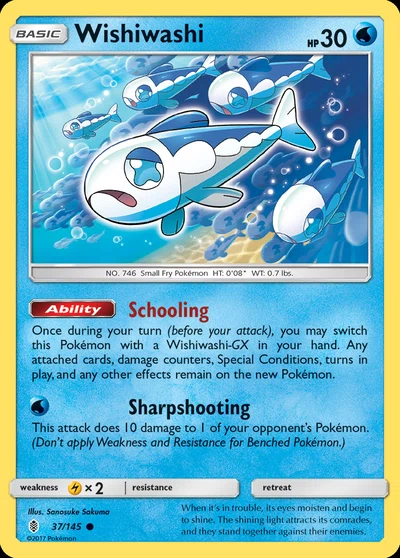 Wishiwashi – Guardians Rising nr 037/145 (Standard)
