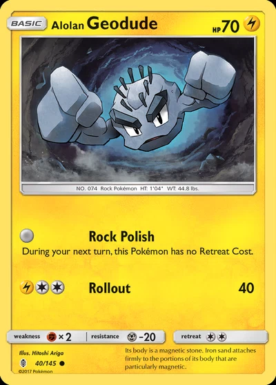 Alolan Geodude – Guardians Rising nr 040/145 (Standard)