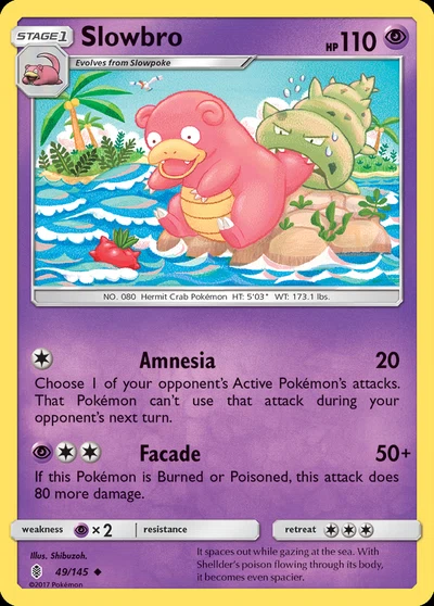 Slowbro – Guardians Rising nr 049/145 (Standard)