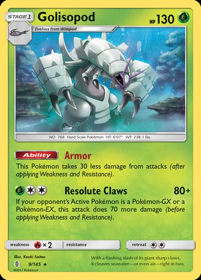 Golisopod – Guardians Rising nr 009/145 (Standard)