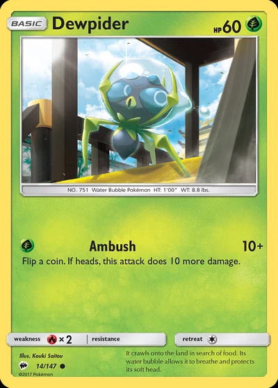 Dewpider – Burning Shadows nr 014/147 (Standard)