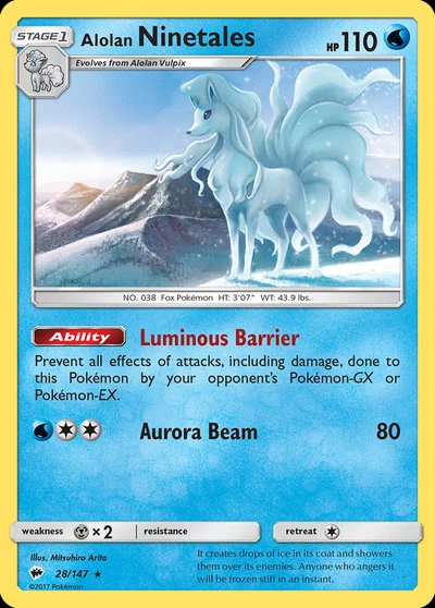 Alolan Ninetales – Burning Shadows nr 028/147 (Standard)