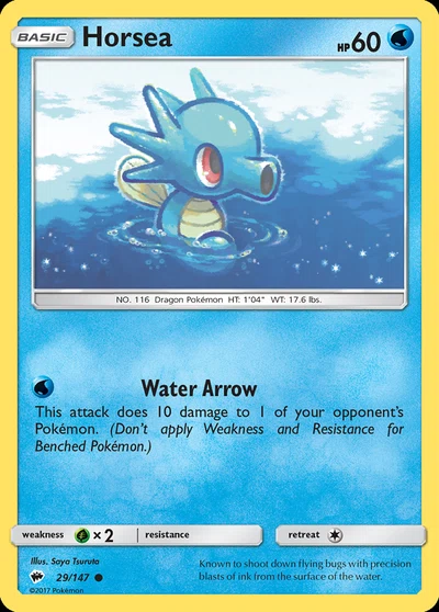 Horsea – Burning Shadows nr 029/147 (Standard)